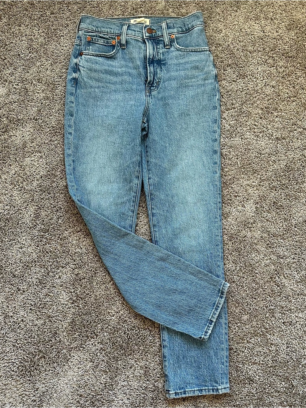 Madewell Light Blue Straight Leg Jeans